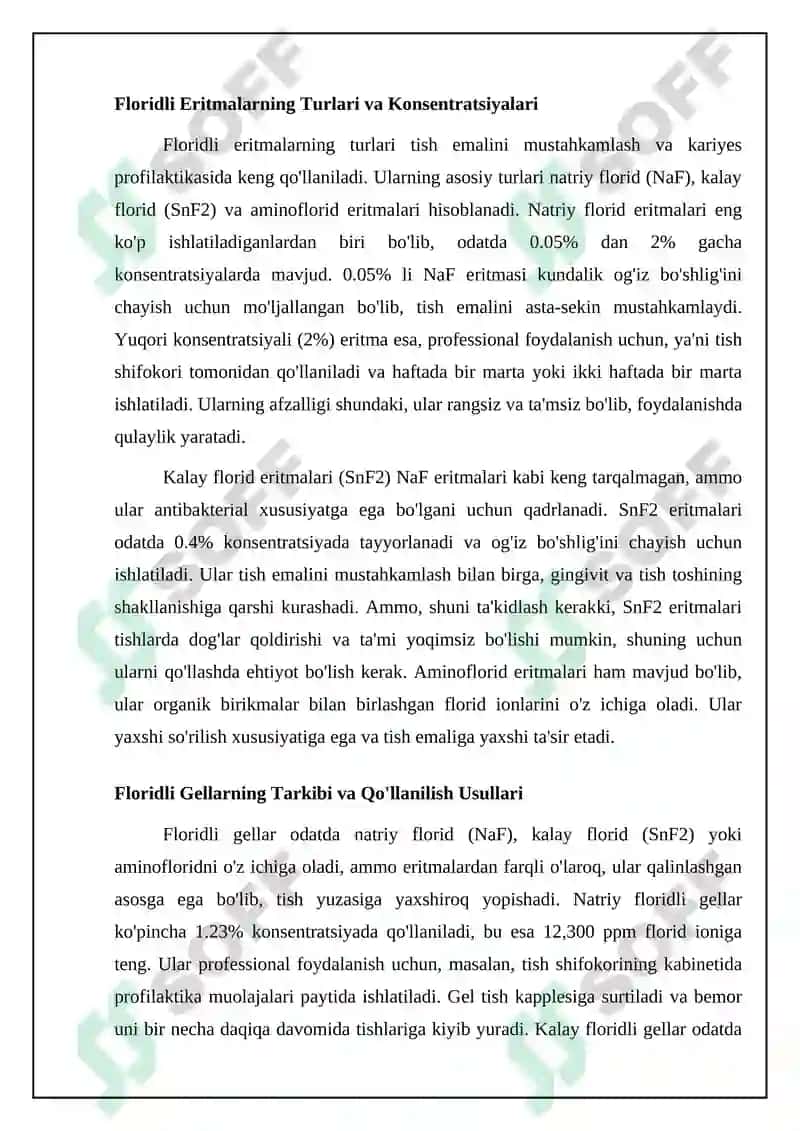 Karies profilaktikasi ftor saqlovchi priparatlar 4