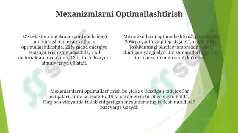 Tekis mexanizmlarni strukturaviy tahlili 4