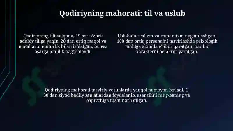 Ötgan kunlar romani 4