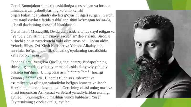 Teodor Herzal (siyonistik tashkilot asoschisi) 4