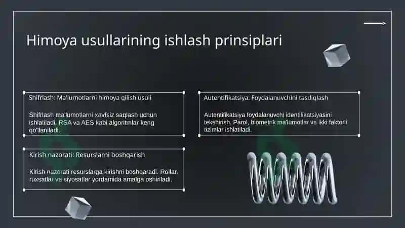 Axborotlarni himoyalashning texnik va dasturiy vositalari 4