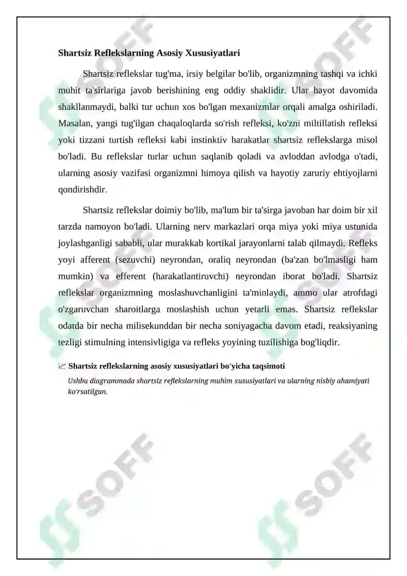 Shartsiz va shartli reflekslar. Bosh miya yarimsharlari poʻstlogʻining signal folyati 4