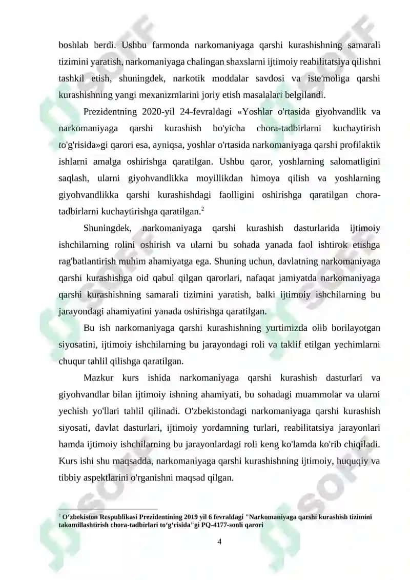 Narkomaniyaga qarshi dasturlar va giyohvandlar bilan ijtimoiy ish 4