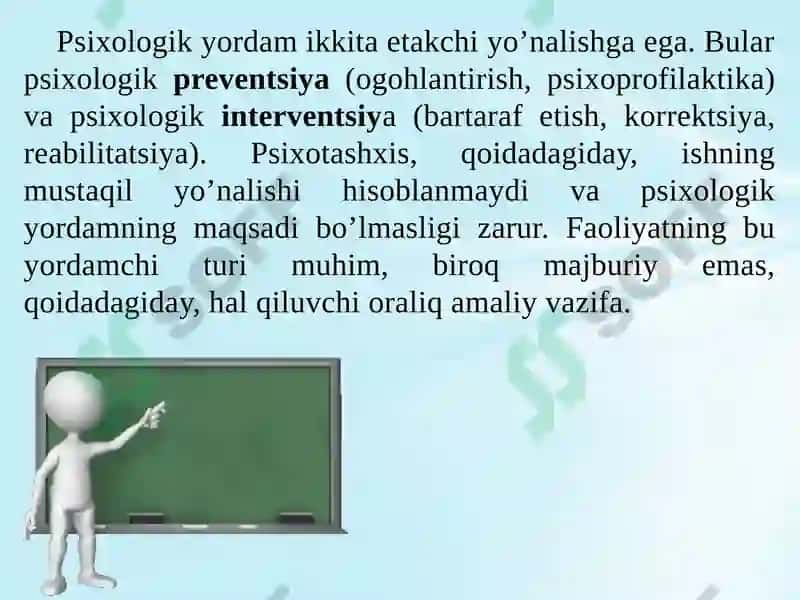 SHAXSOG’ISHGAN AXLOQININGPREVENTSIYASI VAINTERVENTSIYASI 4