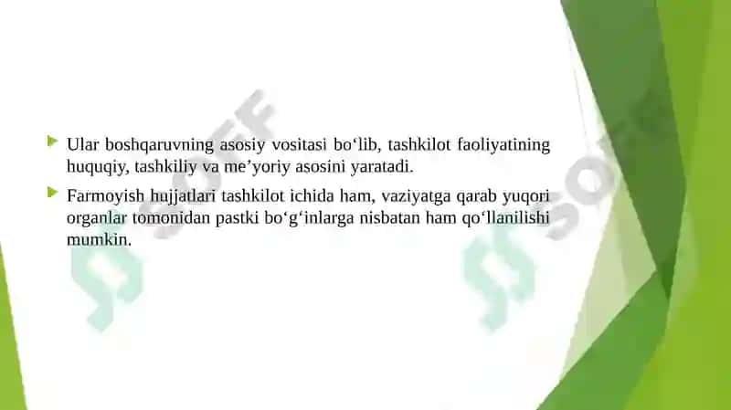 Farmoyish hujjatlari va ularning turlari 4