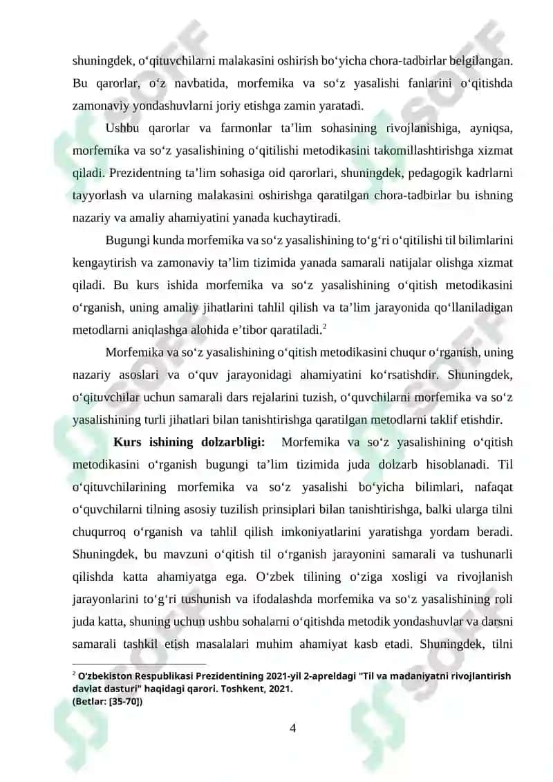 Morfemika va soʻz yasalishini oʻqitish metodikasi 4