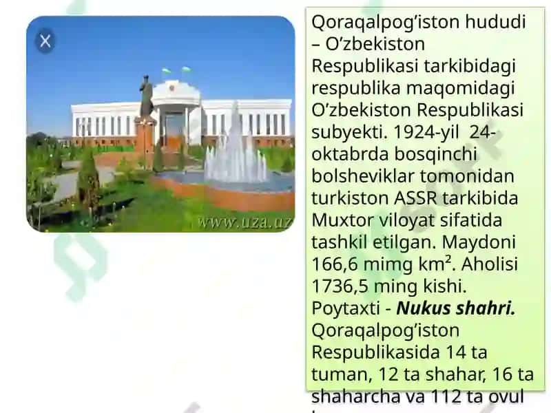 QORAQALPOG’ISTON  RESPUBLIKASI 4