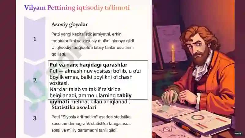 Makroiqtisodiyotning (ilk klassik maktabning) vujudga kelishi. 4