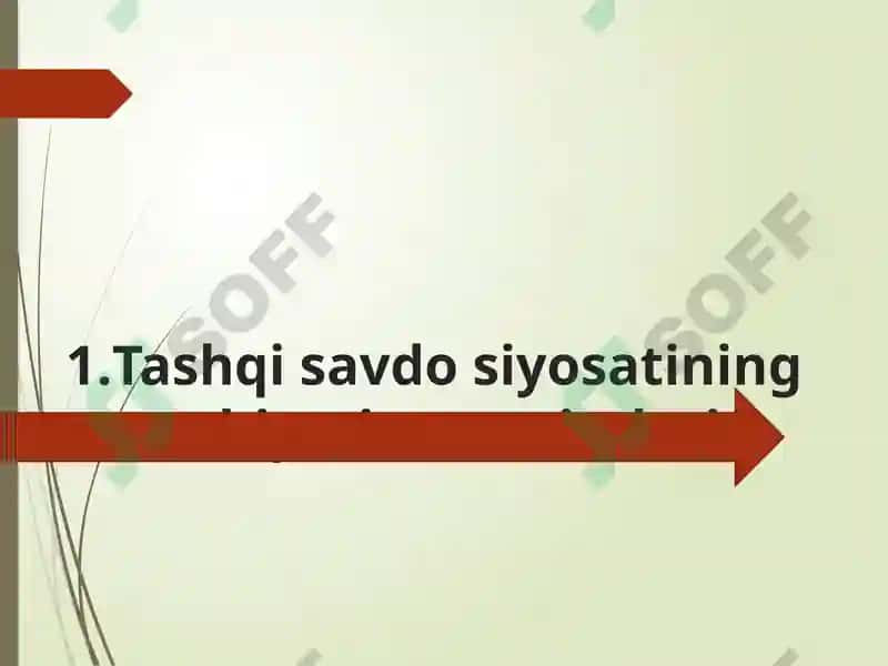 TASHQI SAVDO SIYOSATI 4