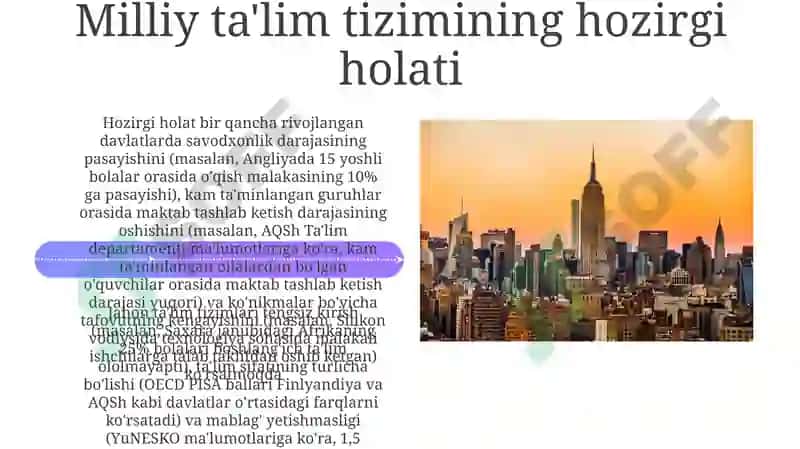 Milliy ta'lim tizimi va uning yangi komponentlari 4