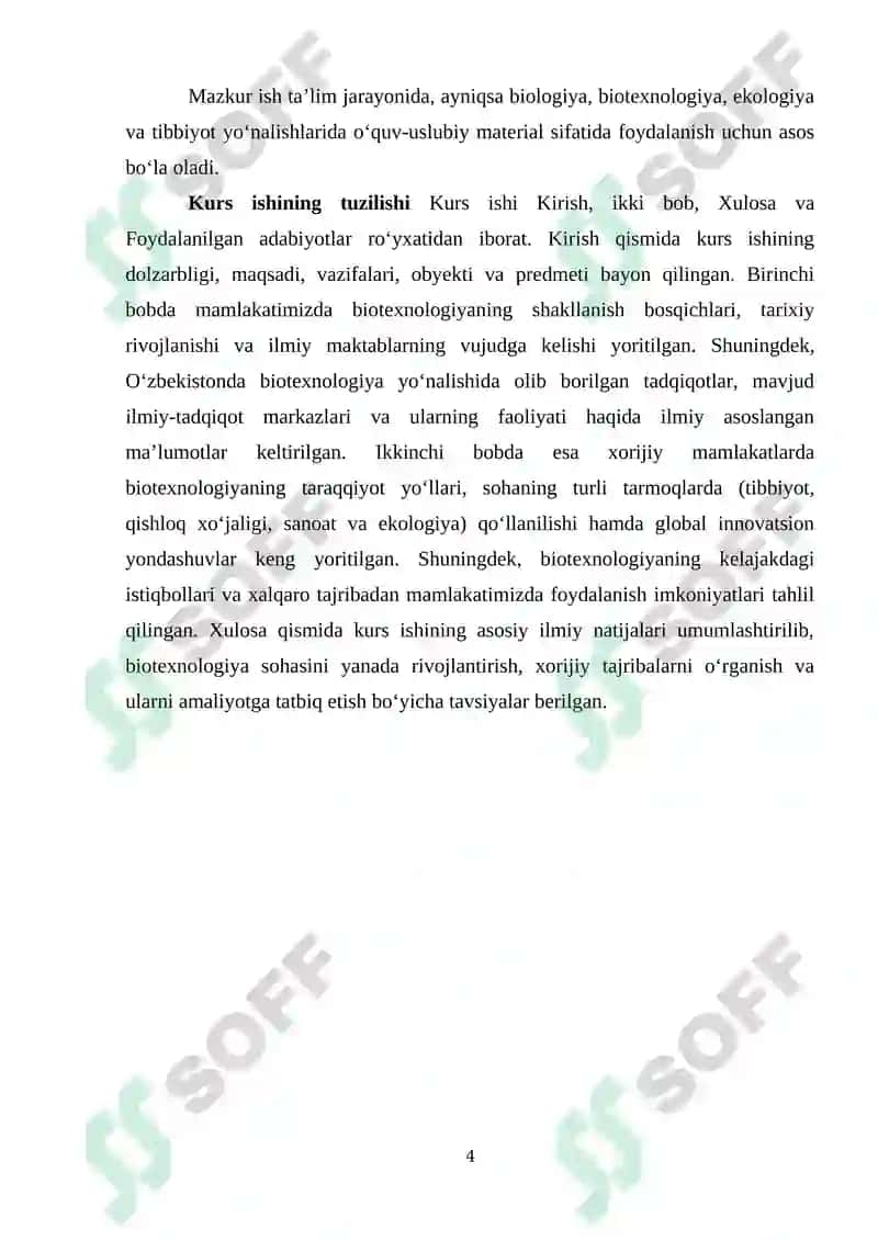BIOTEXNOLOGIYANING RIVOJLANISH TARIXI VA ISTIQBOLLARI 4