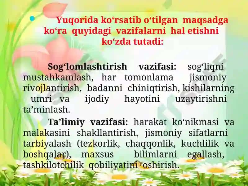 Bolalar jismoniy tarbiyasi fanining umumiy masalalari 4