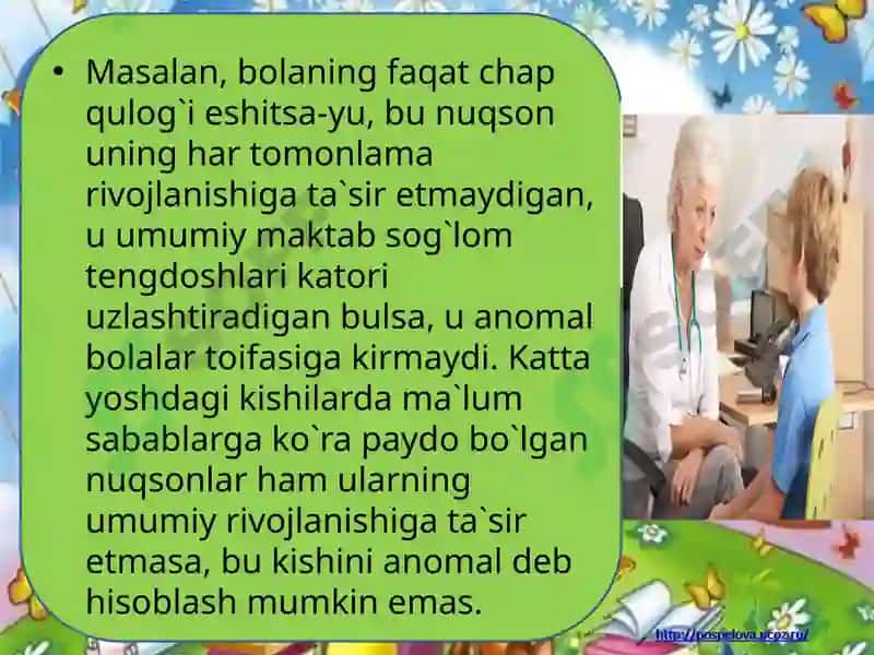 ALOXIDA YORDAMGA MUXTOJ - ANOMAL BOLALARNING TURLI XIL TOIFALARI USTIDA ISH OLIB BORILADI 4