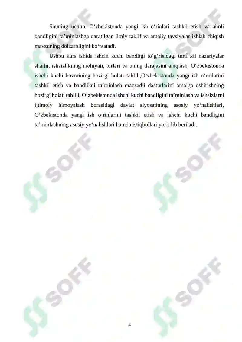 "IQTISODIYOT NAZARIYASI" Kurs ishi 4