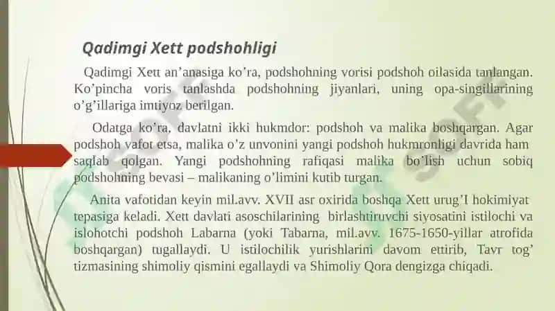 Qadimgi Xett podsholigi 4