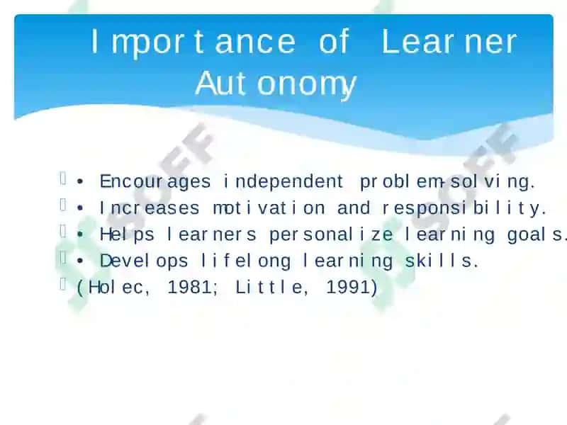 Language Learning Strategies and Learner Autonomy 4