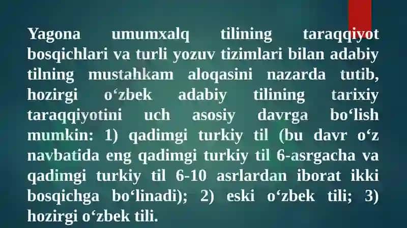 Milliy til va adabiy til 4