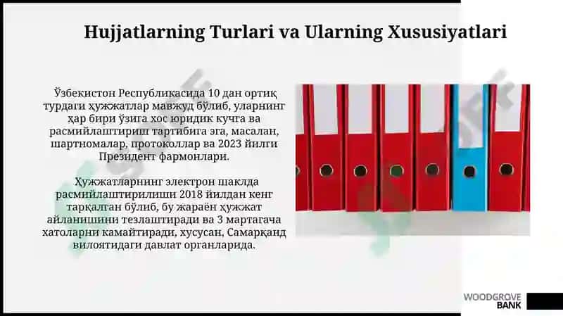 Hujjatlardagi zaruriy qismlar va ularni rasmiylashtirish 4