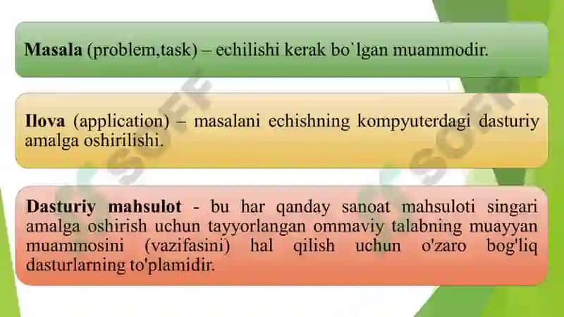 3-MA`RUZA. DASTURIYTA’MINOT VA UNING RIVOJLANISH TENDENSIYALARI 4