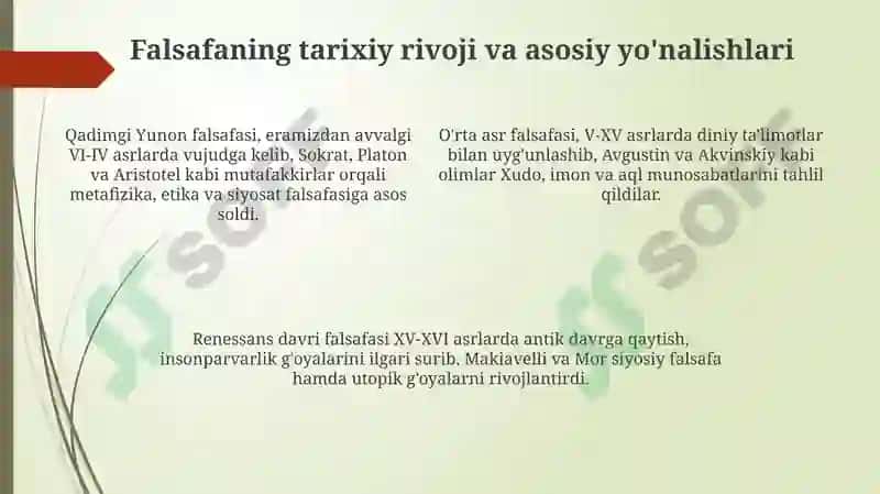 Falsafaning Mohiyati va Jamiiyat Taraqqiyotidagi Roli 4