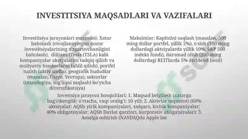Investitsiya jarayonlarining mazmuni va asosiy bosqichlari 4