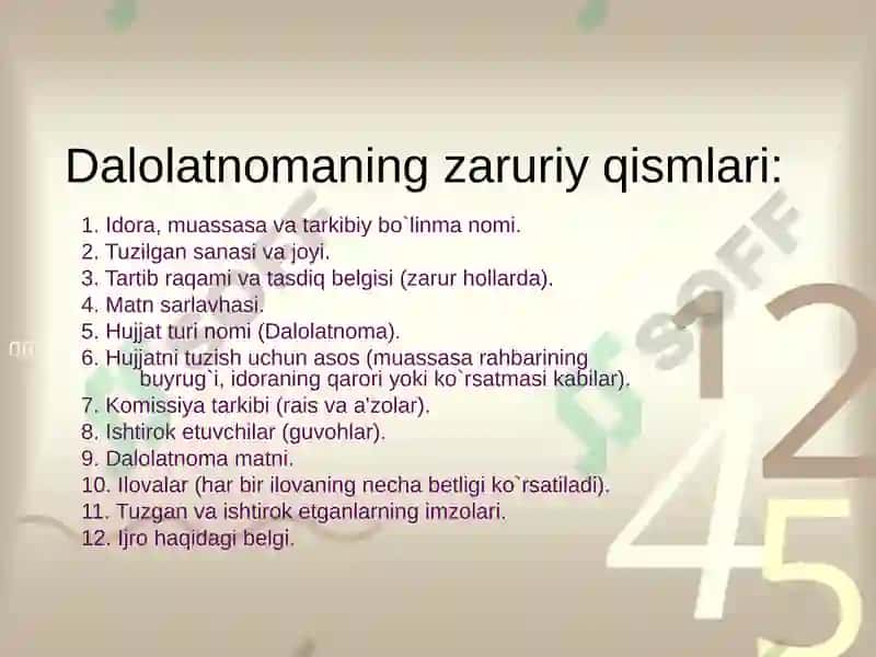 Dalolatnoma 4