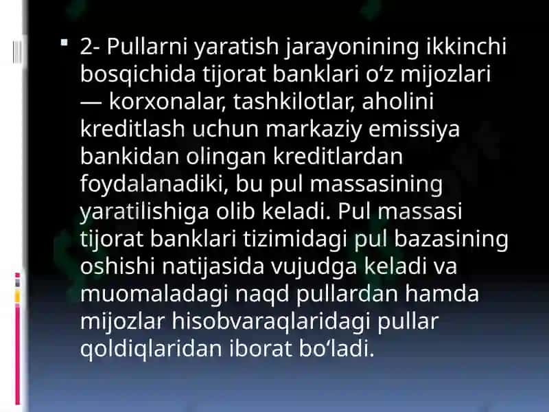 Pul-Kredit tizimi va banklar 4