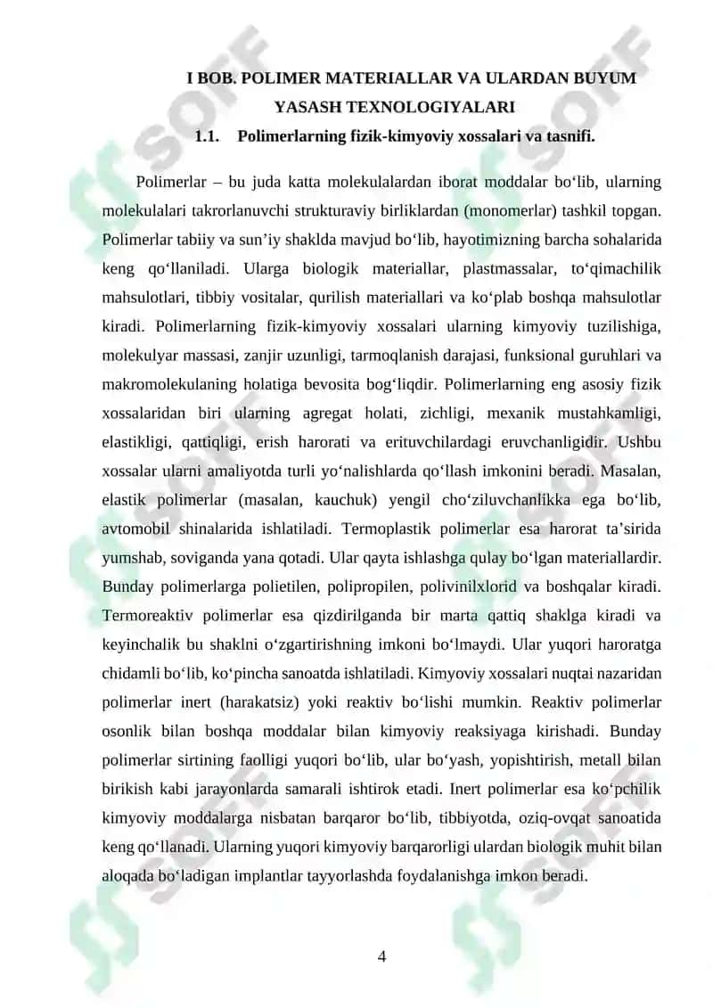 Polimer materiallardan buyum yasash texnologiyasi 4
