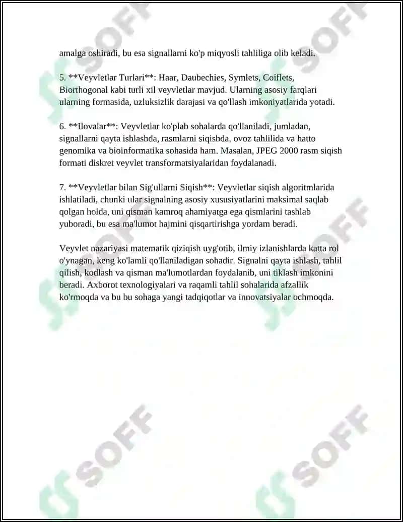 VEYVLET O‘ZGARTIRISH ASOSLARI 4