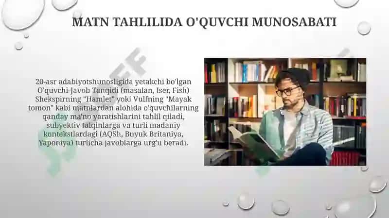 O'quvchi-reaktsiya nazariyasi 4