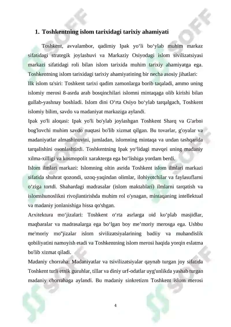 2007 YIL TOSHKENT - ISLOM MADANIYATI POYTAXTI 4