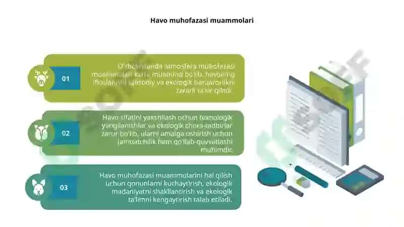 O'zbekistonda atmosferani muhofaza qilish muammolari 4