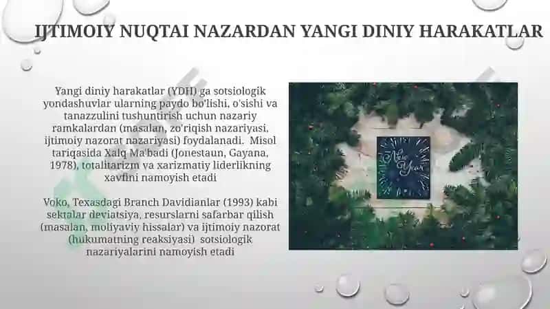 Yangi diniy taʼlimotlar va sektalar 4