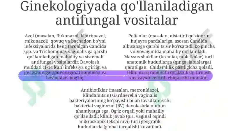 Ginekologik kasaliklarda Antibiotik dorilarning kimyoviy tarkibi va tasiri 4
