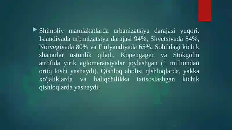 Shimoliy Yevropa Mamlakatlari Turizm Grivojlanish Holati (Norvegiya Misolida) 4