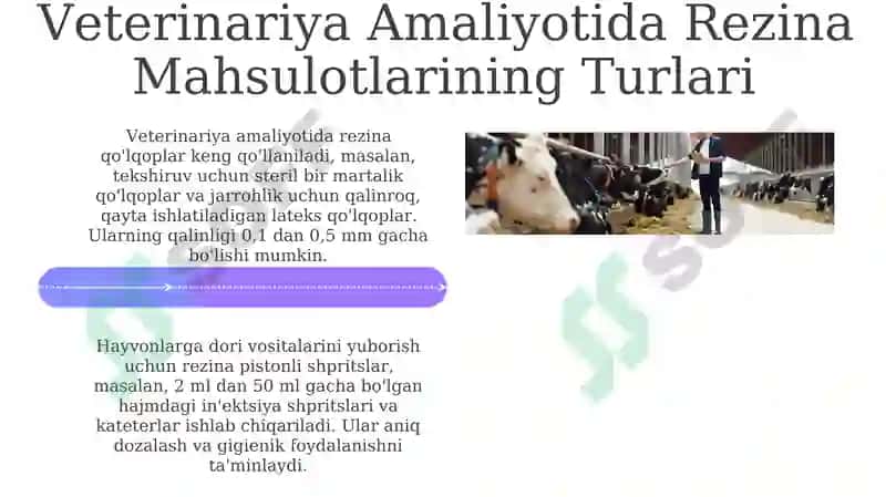 Chorvachilikda Zamonaviy Rezina Mahsulotlari 4