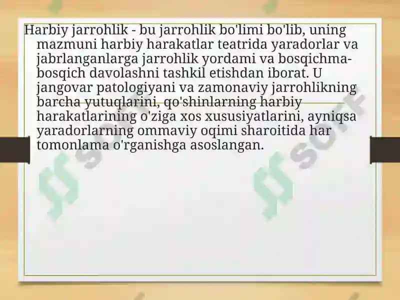 Zamonaviy o'q-dorilarning halokatli ta'sirining xususiyatlari 4