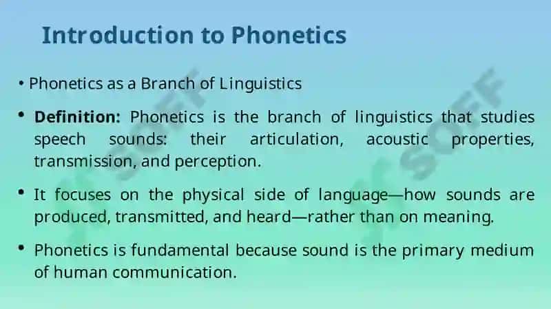 Introduction to Phonetics 4
