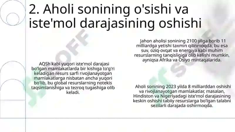 Suv resurslarining tabiiy va antropogen omillar taʼsirida sarflanishi 4