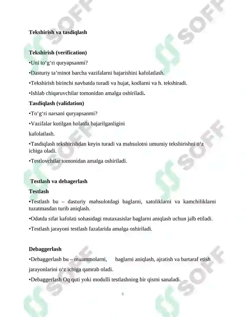 Dasturiy Vositalarni Xavfsizlikka Testlash 4