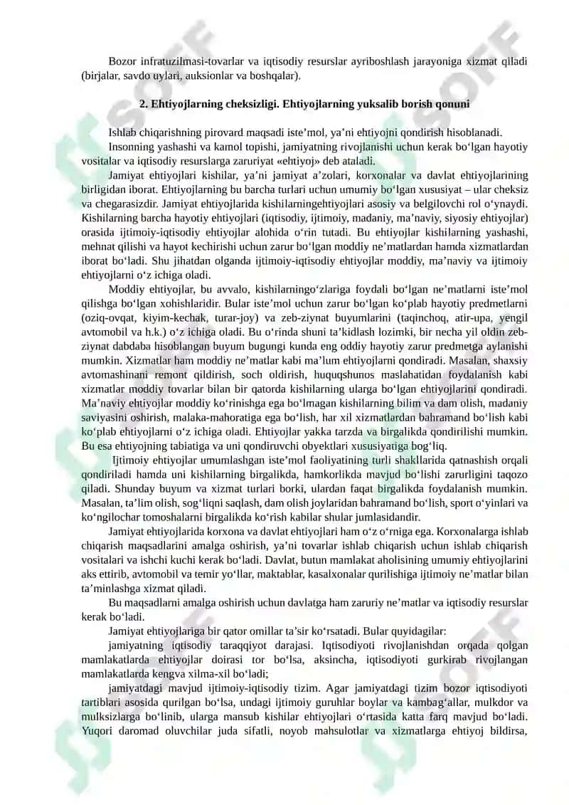 Iqtisodiyot nazariyasi fanining predmeti va bilish usullari 4
