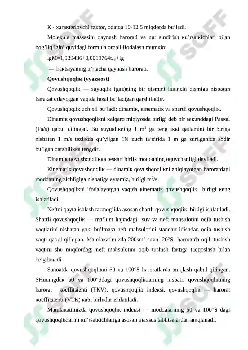 Neftning fizikaviy-kimyoviy xossalari 4