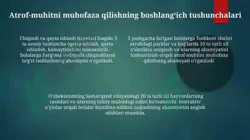 Ekologik tarbiya 4