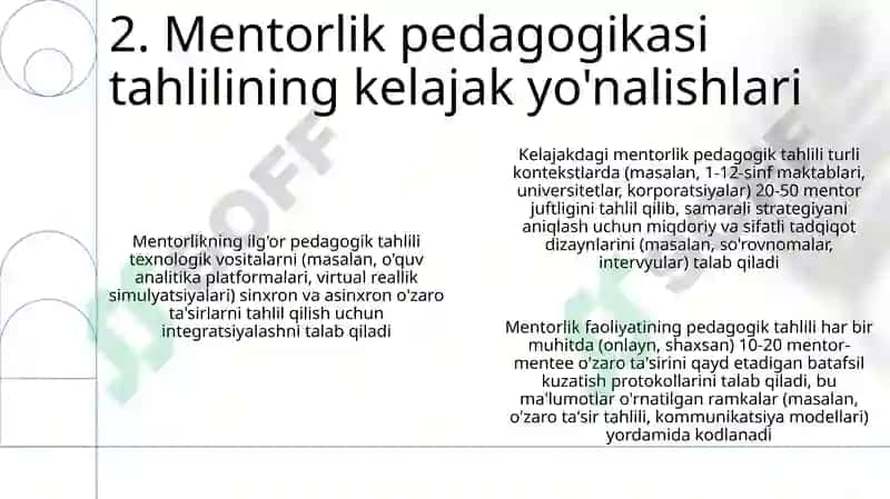 Samarali mentorlik strategiyasi 4
