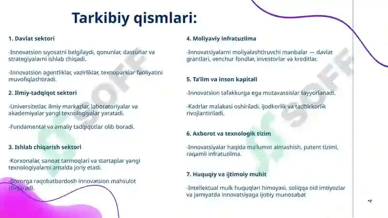 Milliy innovatsion tizimlar rivojlanishining xorijiy tajribalari 4