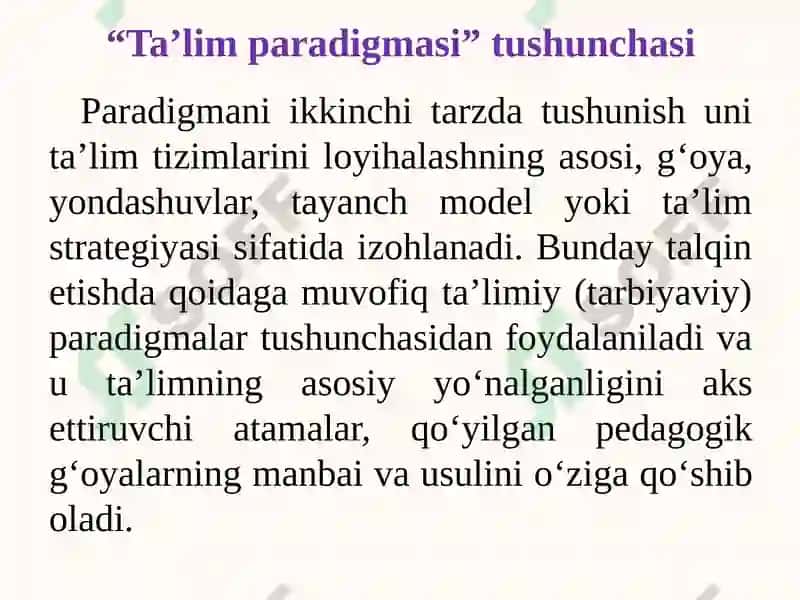 Shaxsga yо‘naltirilgan ta’lim turlari va texnologiyalari 4