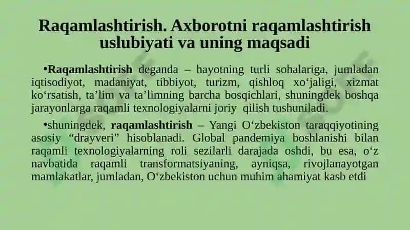 RAQAMLI IQTISODIYOT. INTELEKTUAL BOSHQARUV TIZIMLARI 4