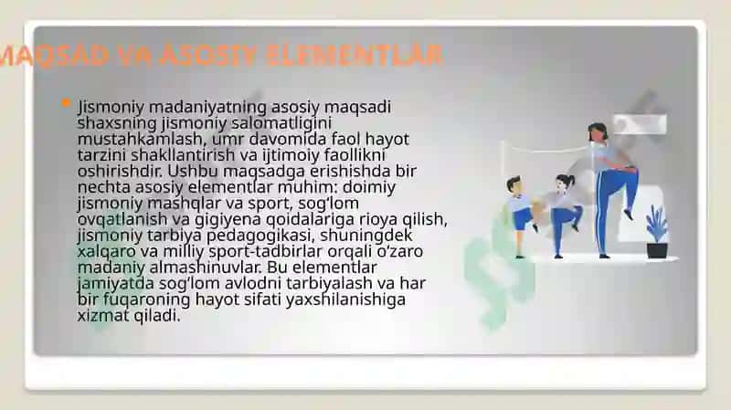 Jismoniy madaniyat Tushunchasi 4