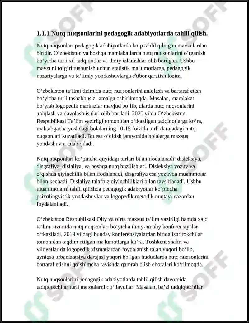 Nutq nuqsonlarini pedagogik adabiyotlarda tahlil qilish 4