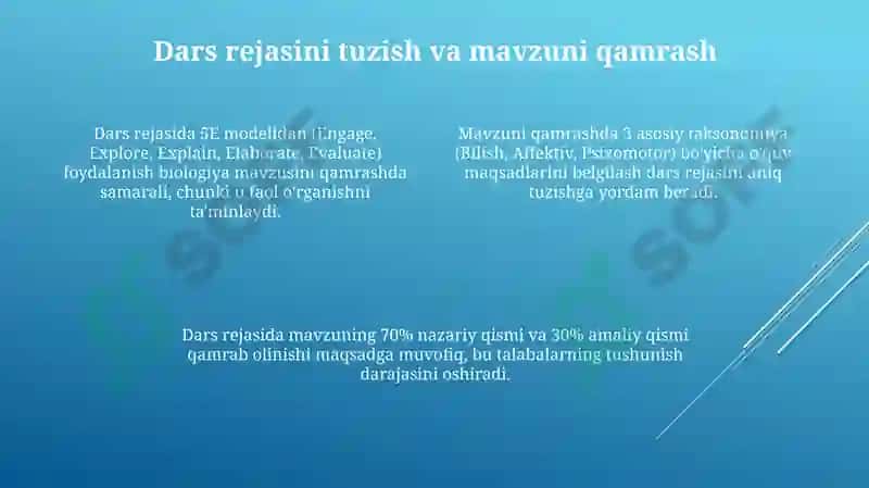Biologiyadan maruza darslarni tashkil etish metodikasi 4